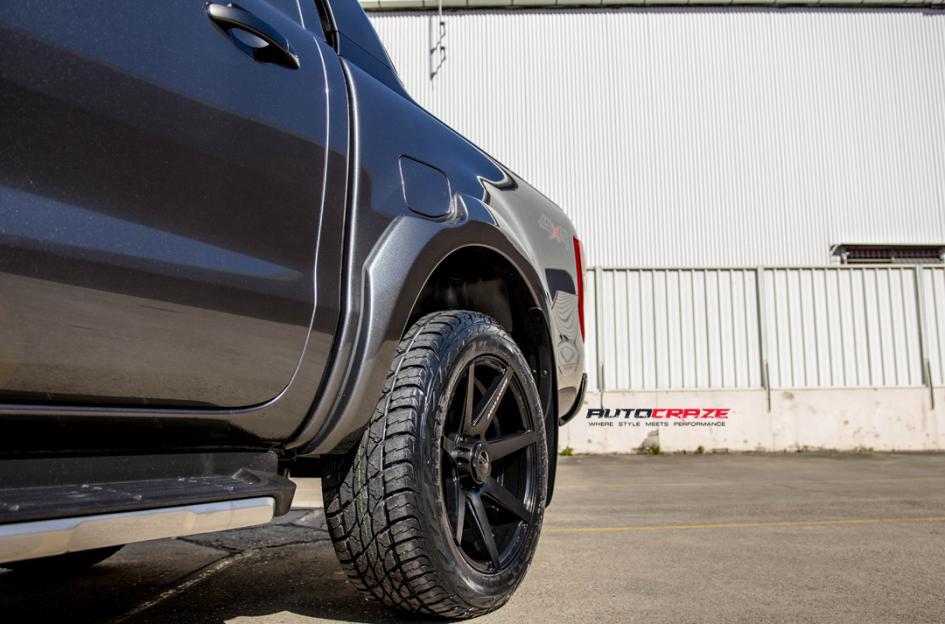 FORD RANGER AVALANCHE MATTE BLACK MILLED FONT