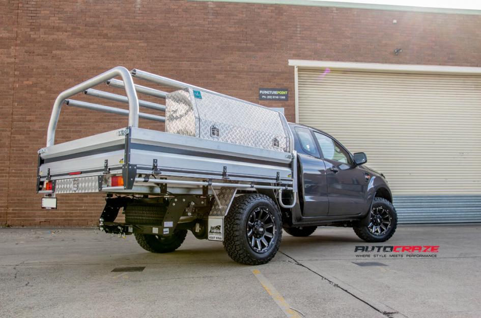 FORD RANGER GRID GD05 MATTE BLACK MILLED ACCENTS