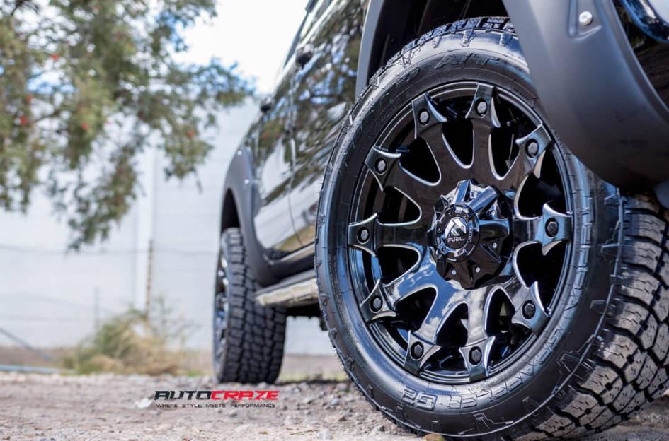 FORD RANGER BATTLE AXE GLOSS BLACK MILLED ACCENTS