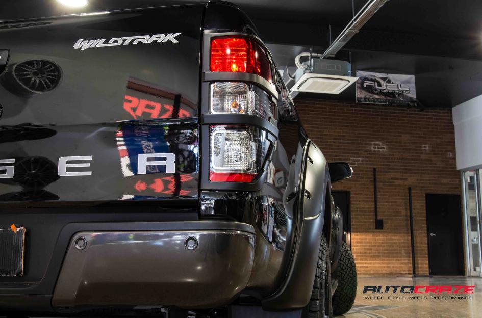 FORD RANGER GD03 GLOSS BLACK MILLED ACCENTS