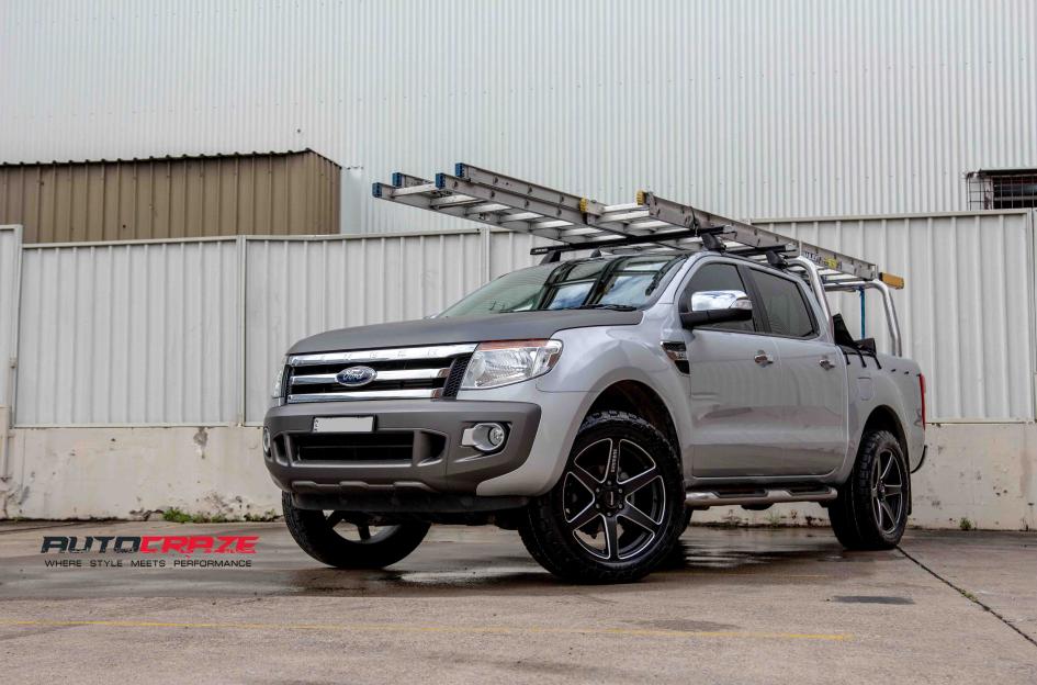 FORD RANGER S6S MATTE BLACK MILLED ACCENTS 3