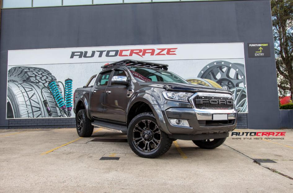 FORD-RANGER-VAPOR-BLACK-MACHINED-WITH-DARK-TINT