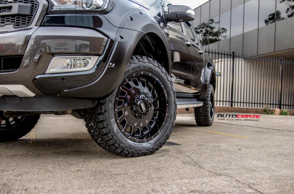 FORD RANGER GD03 GLOSS BLACK MILLED ACCENTS 7