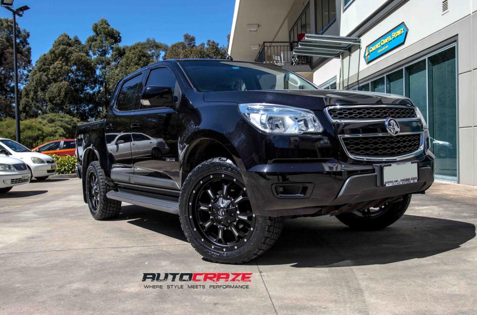 HOLDEN COLORADO KRANK GLOSS BLACK MILLED ACCENTS