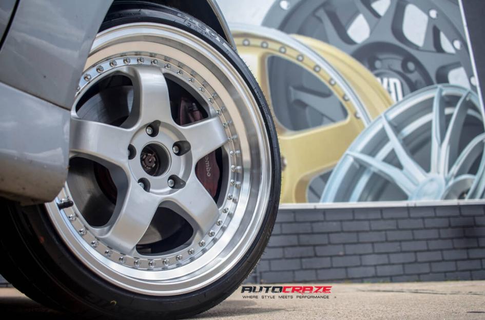 MITSUBISHI EVO RS1 SILVER MACHINED LIP
