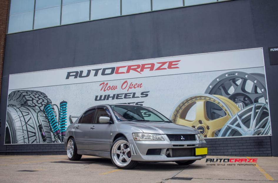 MITSUBISHI EVO RS1 SILVER MACHINED LIP