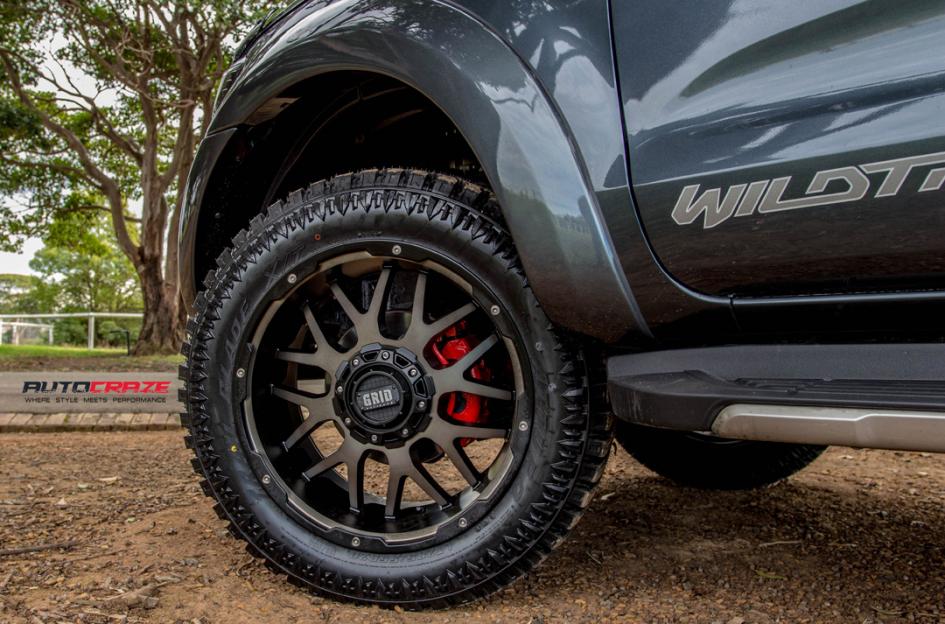 FORD RANGER GD02 MATTE BLACK MACHINED FACE