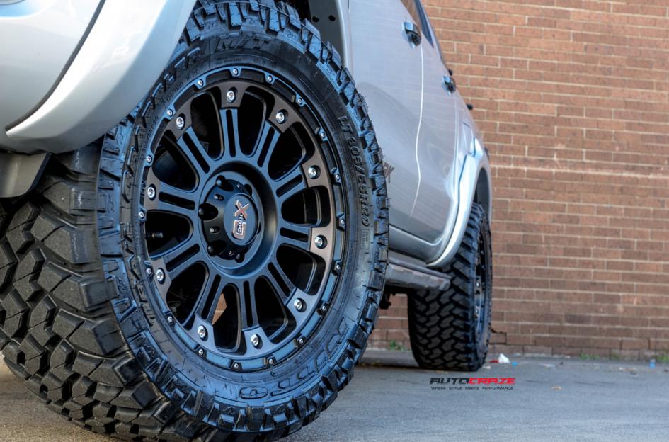 FORD RANGER HOSS XD II SATIN BLACK DARK TINT