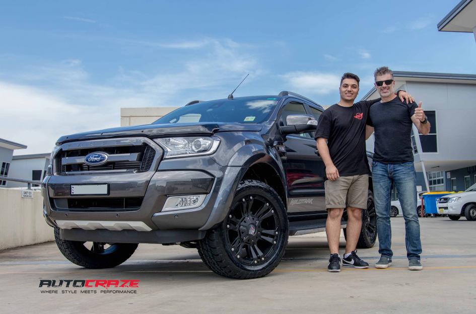 FORD RANGER MONSTER XD 2 MATTE BLACK 3