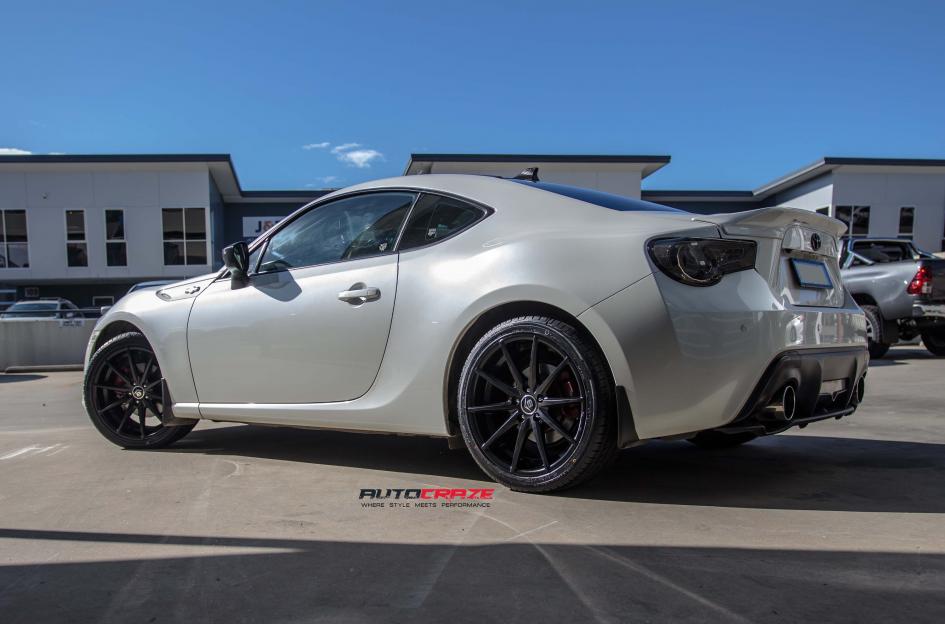 TOYOTA 86 CONCAVE MATTE BLACK