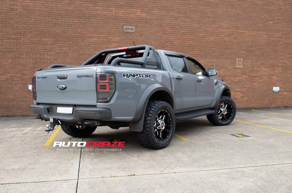 FORD RANGER RAPTOR CLAMP XD GLOSS BLACK MILLED ACCENTS