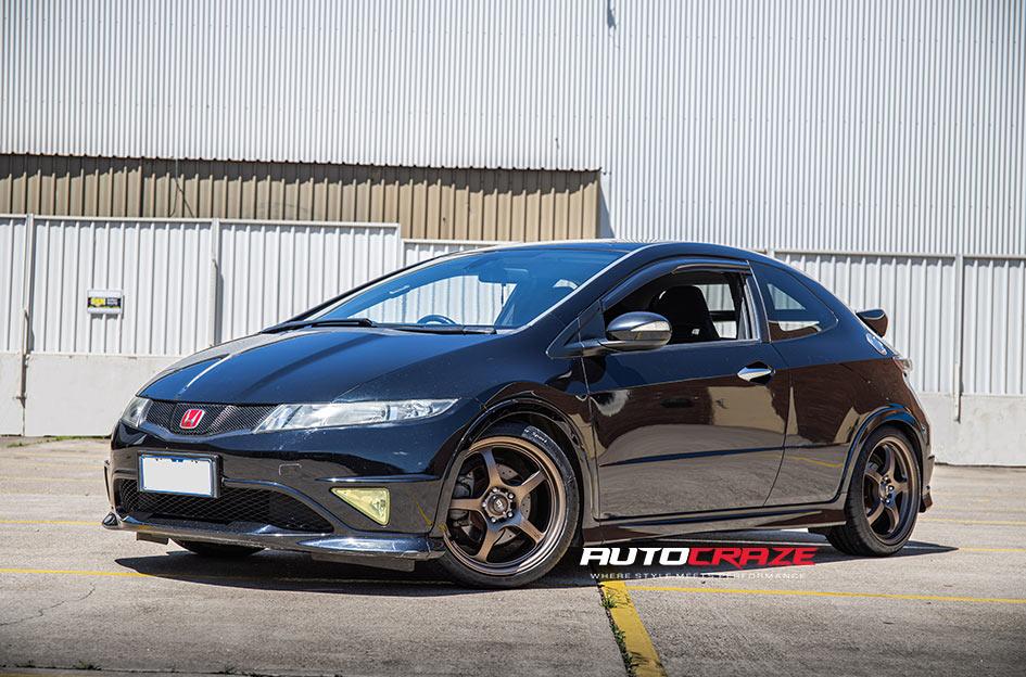 HONDA CIVIC 5 STUD MR131 MATTE BRONZE