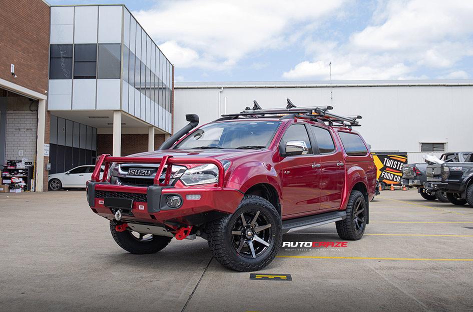 ISUZU DMAX AVALANCHE MATTE BLACK GREY FACE