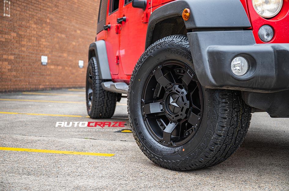 JEEP WRANGLER ROCKSTAR XD 2 MATTE BLACK