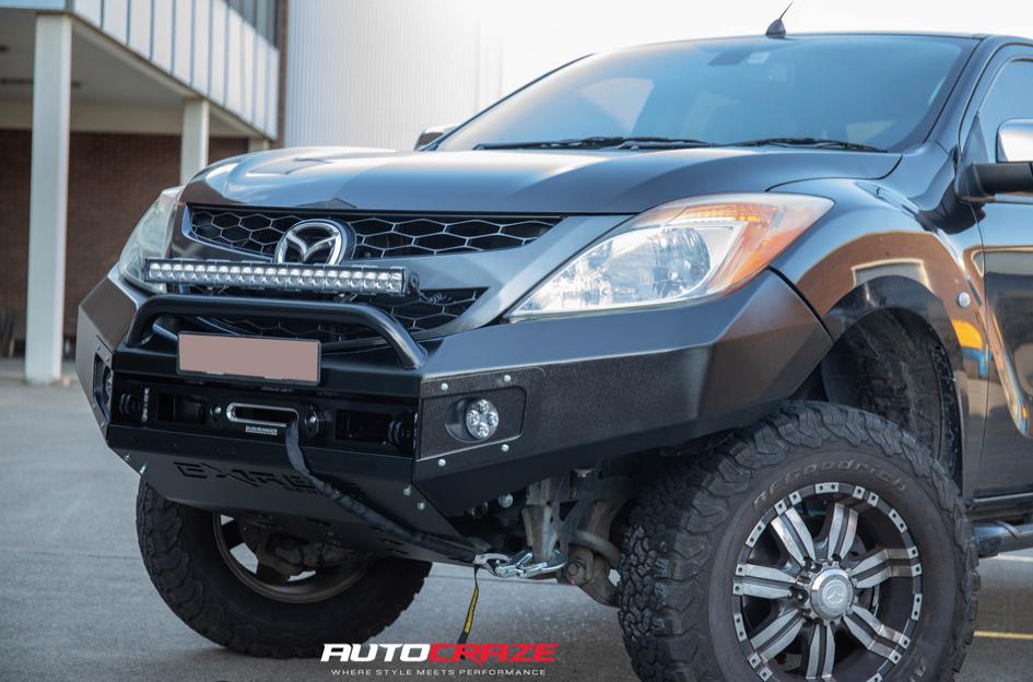 MAZDA BT 50 AR708 MATTE BLACK MACHINED
