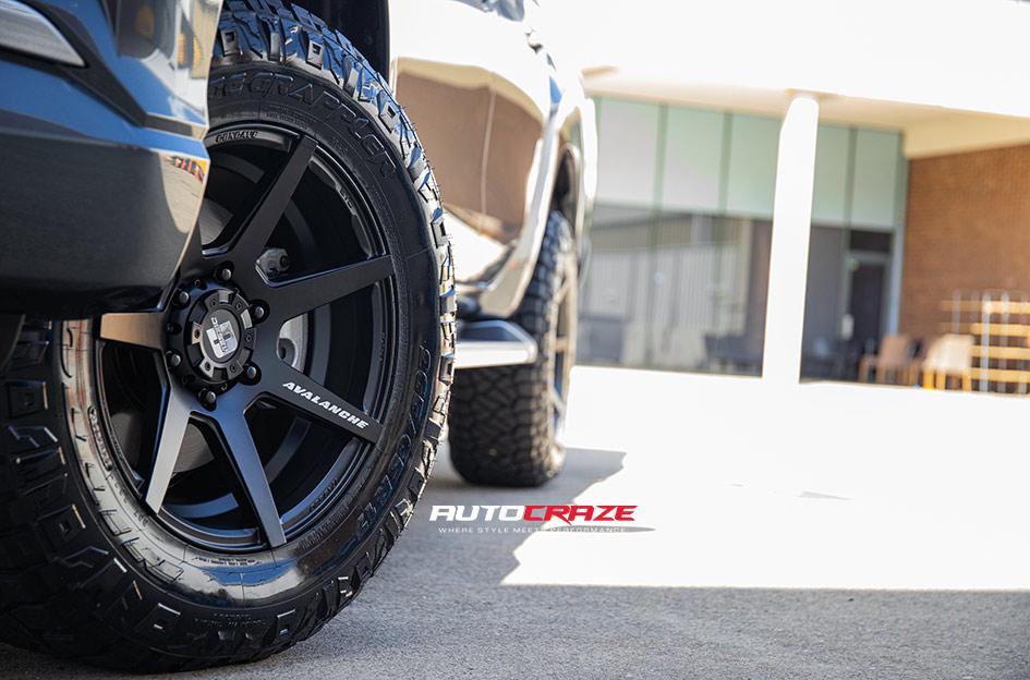 MITSUBISHI TRITON AVALANCHE MATTE BLACK FRONT MILLED