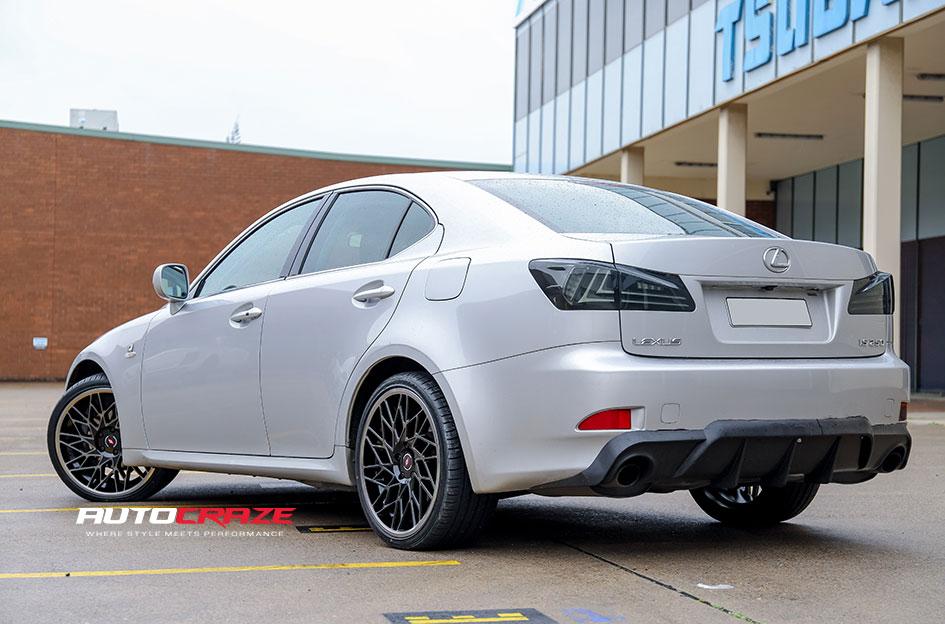 LEXUS-IS250-IFG29-BLACK-MACHINED-FACE-CLEAR-COAT