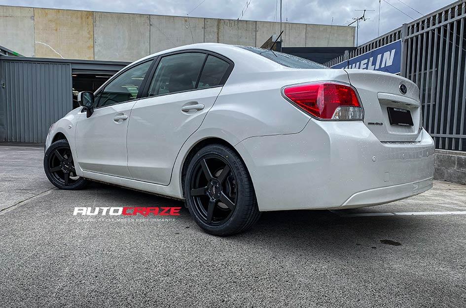 SUBARU IMPREZA HAMMER SATIN BLACK