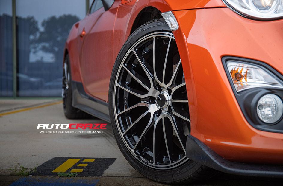 TOYOTA 86 SC49 GLOSS BLACK MACHINED FACE