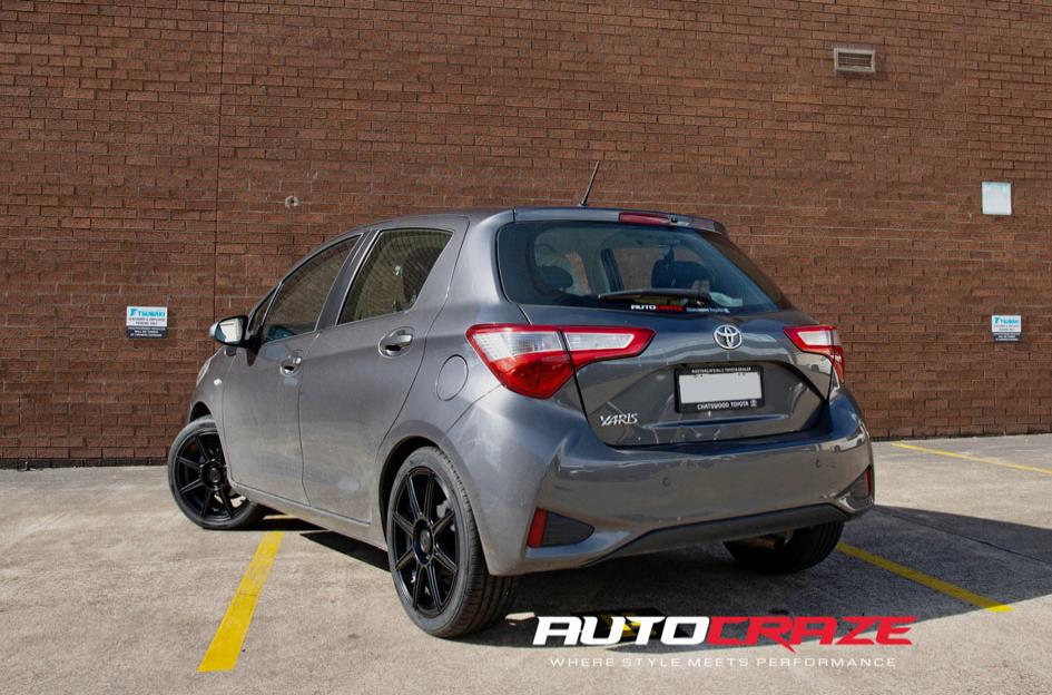 TOYOTA YARIS MR142 SATIN BLACK