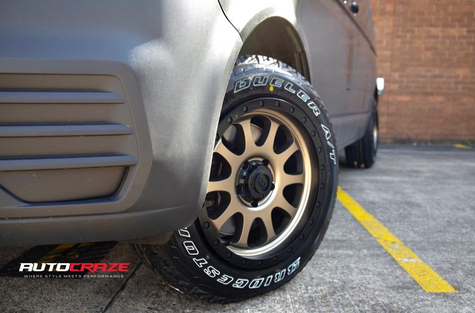 VOLKSWAGEN TRANSPORTER HURRICANE SATIN BRONZE BLACK LIP
