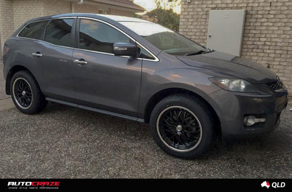 MAZDA CX7 CHEETAH GLOSS BLACK POLISH LIP