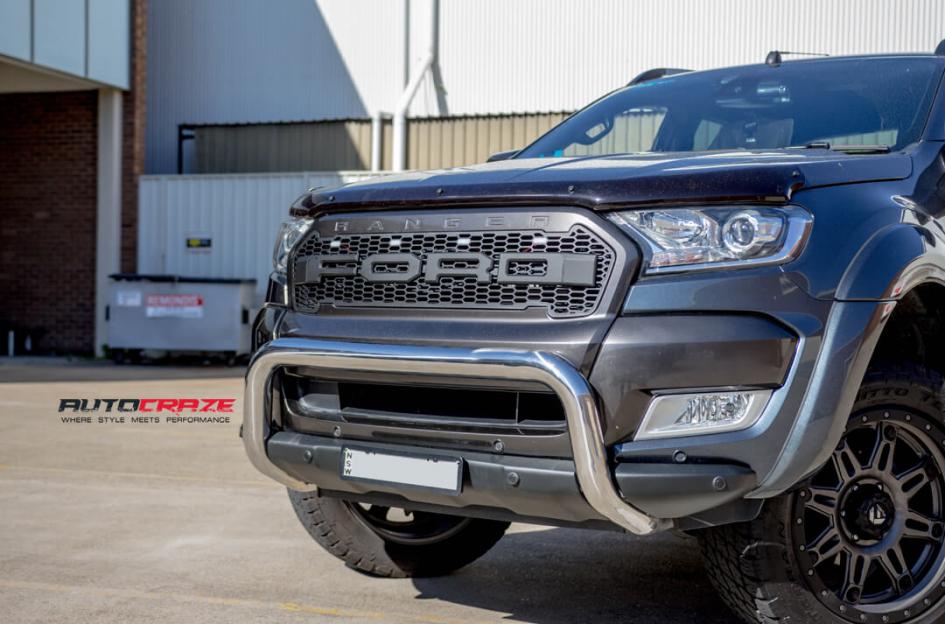 FORD RANGER HOSTAGE III MATTE ANTHRACITE WITH BLACK RING