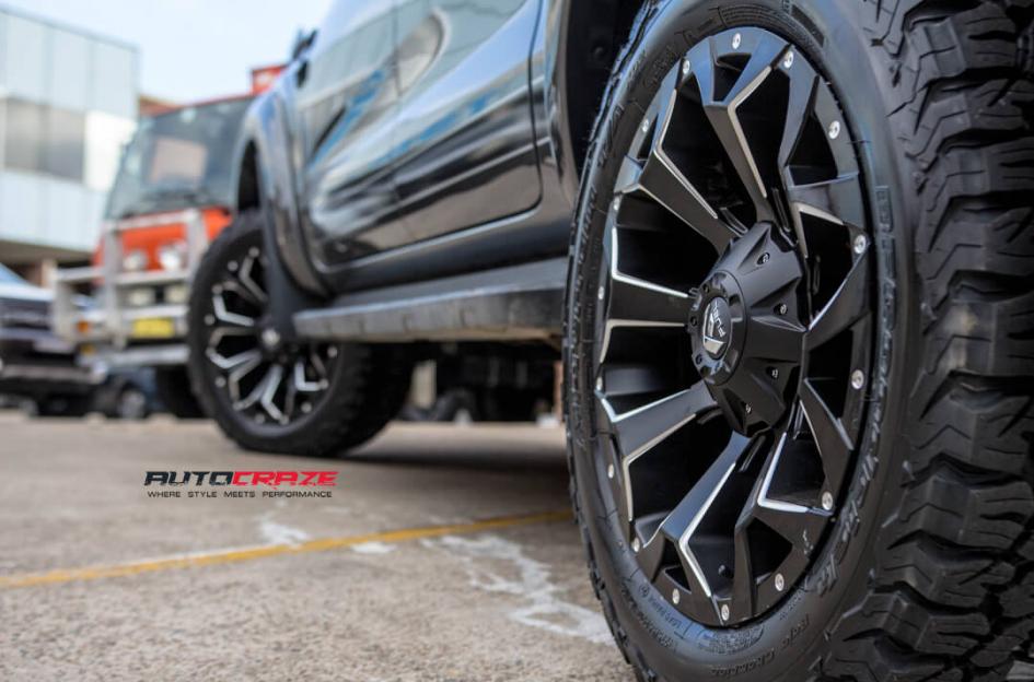 FORD RANGER ASSAULT GLOSS BLACK MILLED ACCENTS