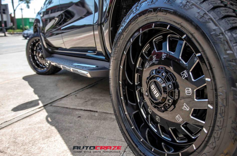 FORD RANGER GD03 GLOSS BLACK MILLED ACCENTS 4