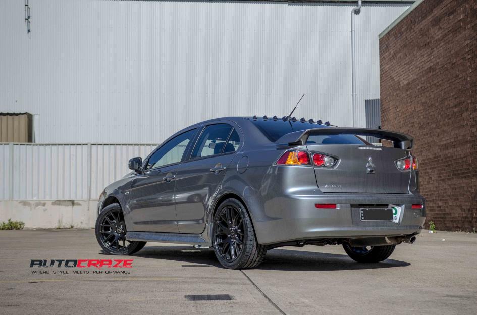 MITSUBISHI LANCER OX111 MATTE BLACK