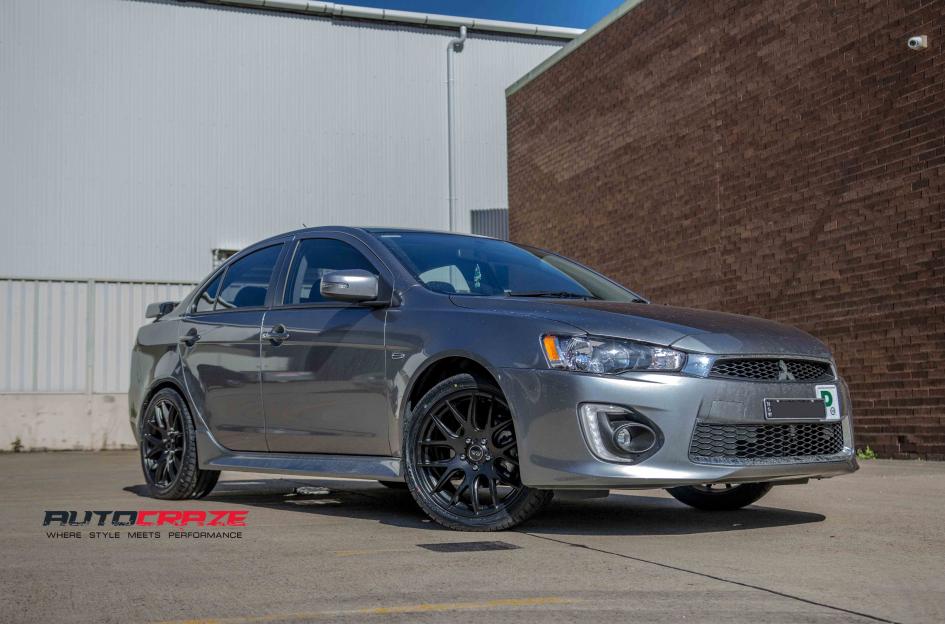 MITSUBISHI LANCER OX111 MATTE BLACK