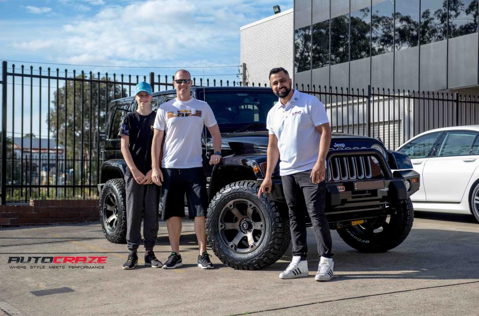 JEEP WRANGLER BEAST BLACK MACHINED WITH DARK TINT 5
