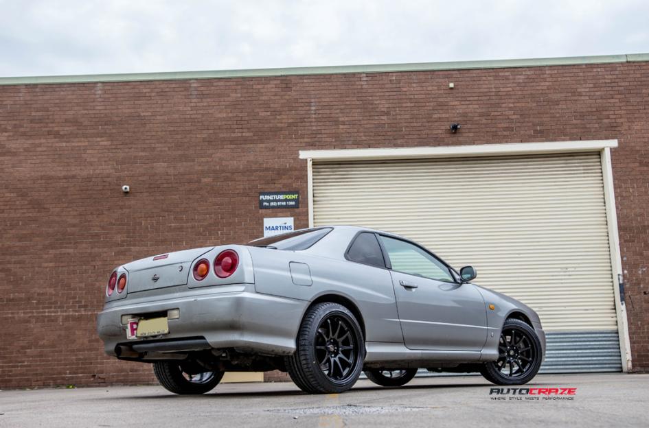 NISSAN SKYLINE R34 ROTATE MATTE BLACK 