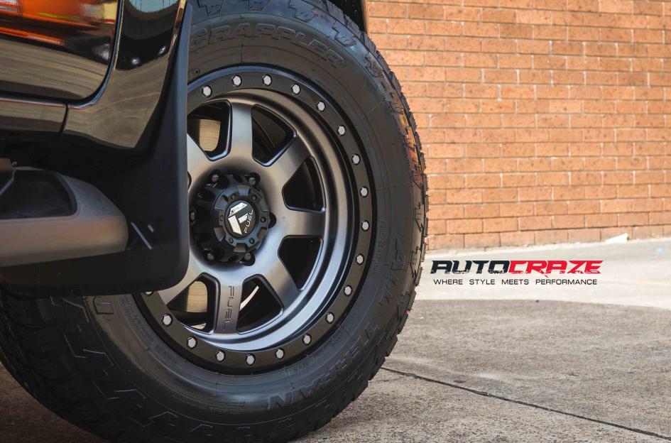 TOYOTA HILUX N70 4WD TROPHY MATTE ANTHRACITE WITH BLACK RING 3