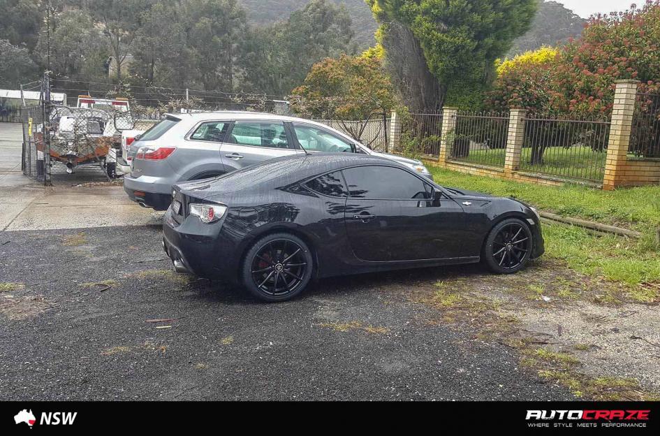 TOYOTA 86 CONCAVE MATTE BLACK