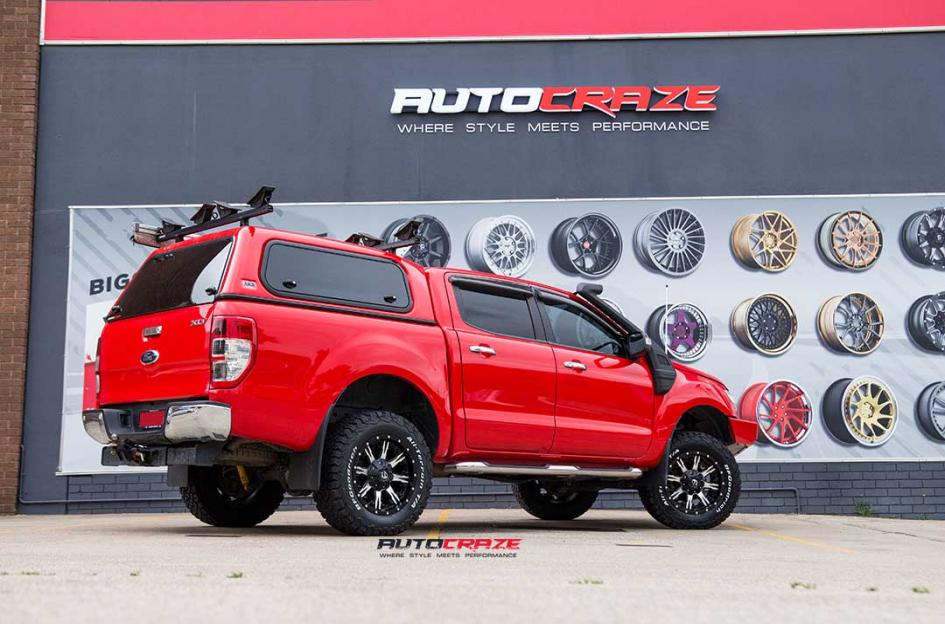 FORD RANGER NUTZ BLACK MACHINED FACE