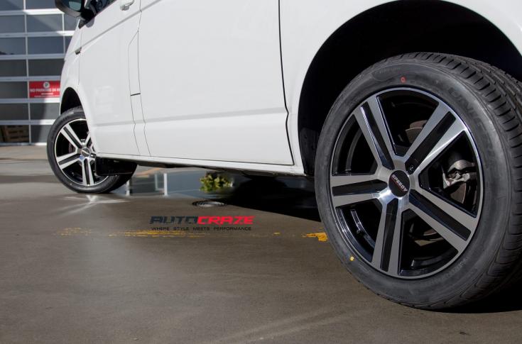 VOLKSWAGEN TRANSPORTER LIBERATOR GLOSS BLACK MACHINED FACE