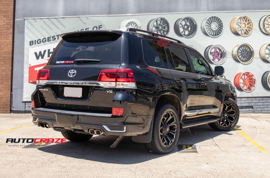 TOYOTA LANDCRUISER ASSAULT GLOSS BLACK MILLED ACCENTS