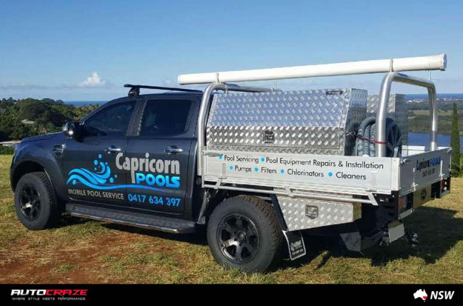 FORD RANGER BEAST BLACK MACHINED WITH DARK TINT