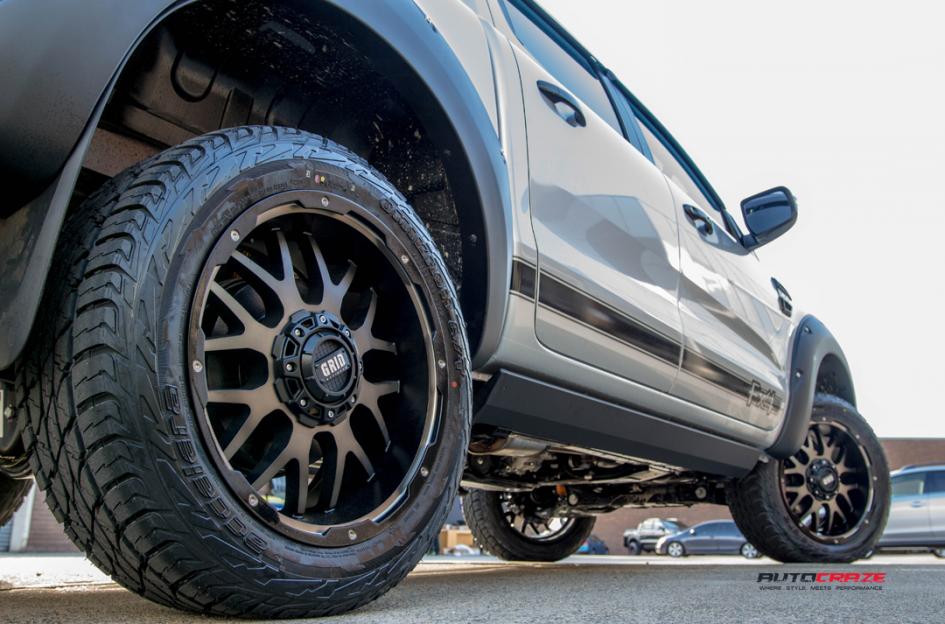 FORD RANGER GD02 MATTE BLACK MACHINED FACE