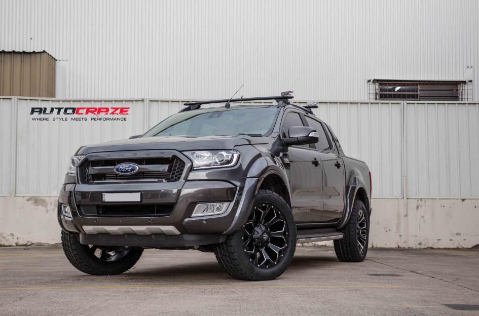 FORD RANGER ASSAULT GLOSS BLACK MILLED ACCENTS