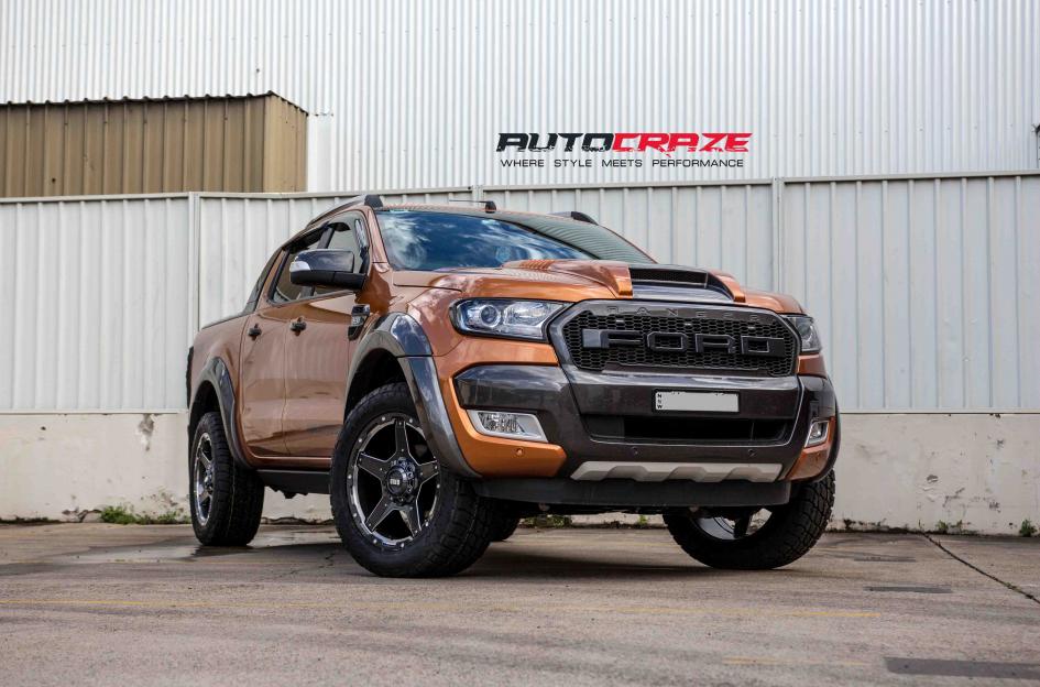 FORD RANGER GD04 GRAPHITE WITH MILLED ACCENTS 6