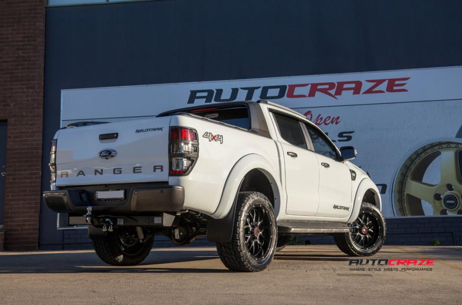 FORD RANGER AB807 SATIN BLACK MILLED