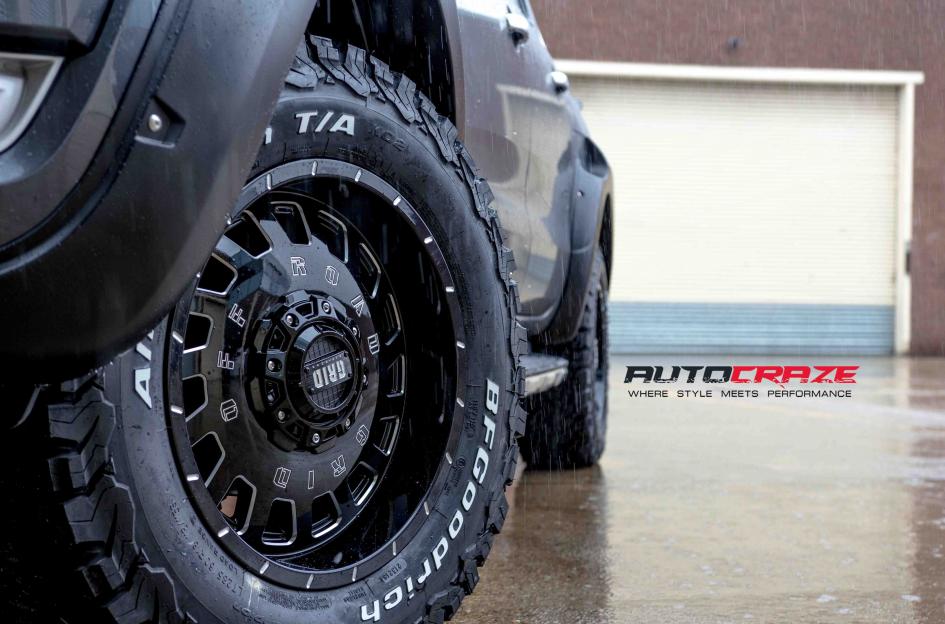 FORD RANGER GD03 GLOSS BLACK MILLED ACCENTS 3