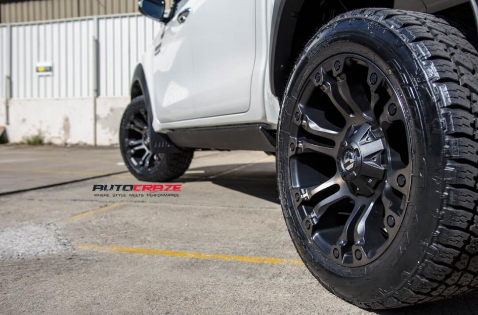 TOYOTA HILUX N80 4WD VAPOR BLACK MACHINED WITH DARK TINT