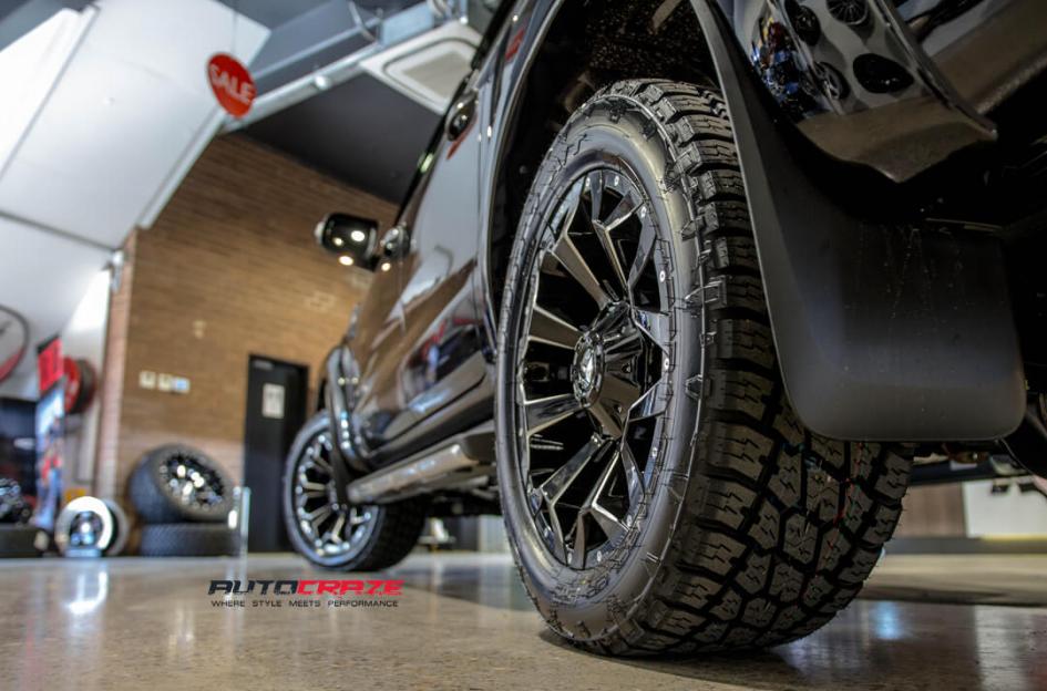 FORD RANGER ASSAULT GLOSS BLACK MILLED ACCENTS