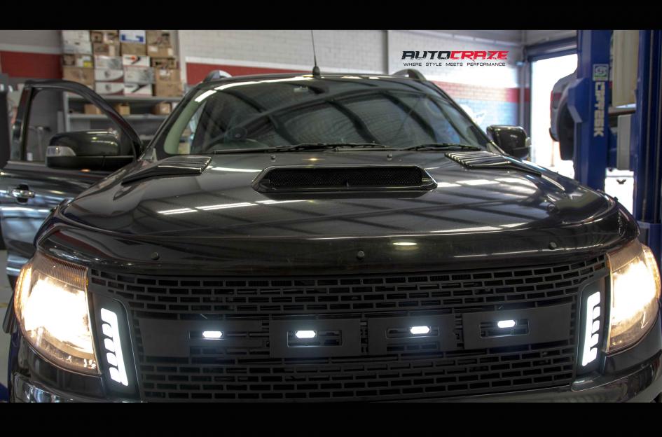 FORD RANGER ASSAULT GLOSS BLACK MILLED ACCENTS 20