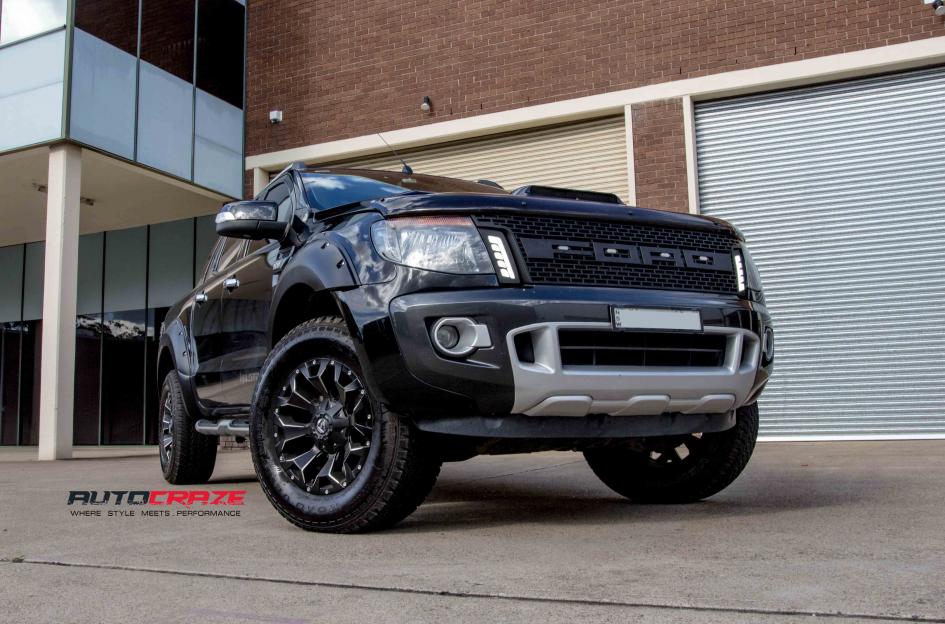 FORD RANGER ASSAULT GLOSS BLACK MILLED ACCENTS 20