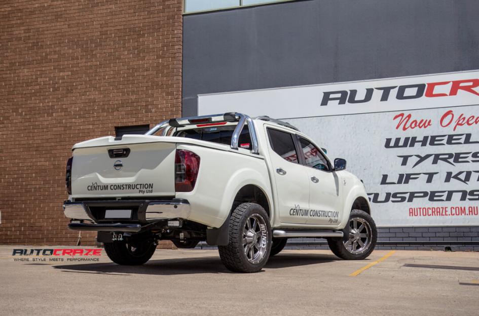 NISSAN NAVARA MO962 SATIN GREY MILLED ACCENTS