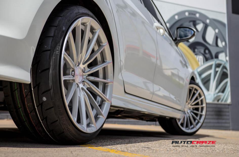 VOLKSWAGEN GOLF SF09 SILVER MACHINED